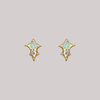 opal diamond earrings
