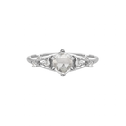 rose cut diamond engagement ring