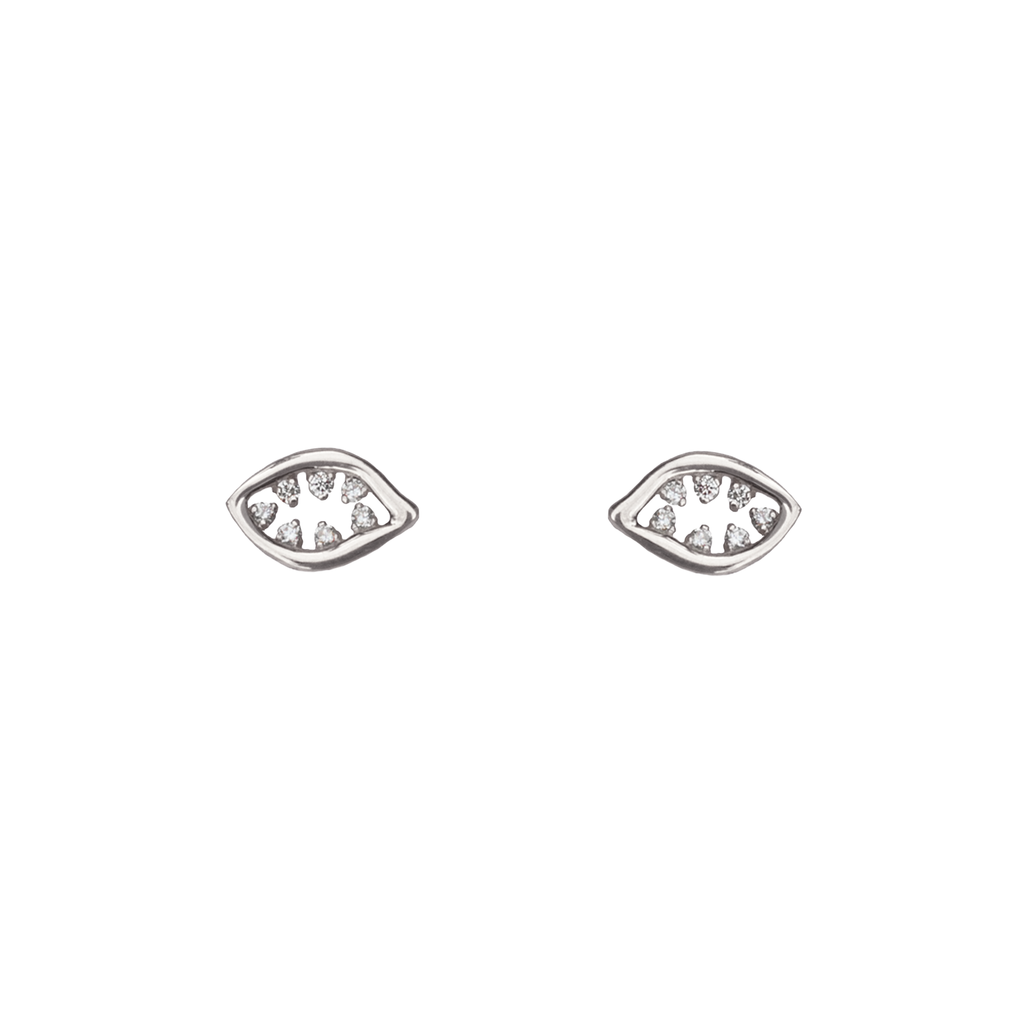 evil eye earrings gold