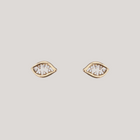 evil eye earrings gold