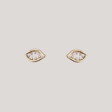 evil eye earrings gold