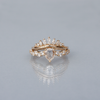 diamond cluster engagement ring