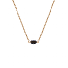 black diamond gold necklace