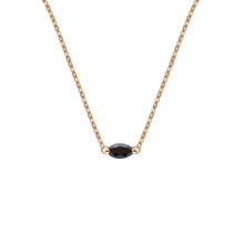 black diamond gold necklace