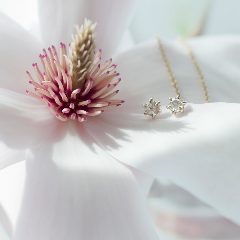 gold threader earrings