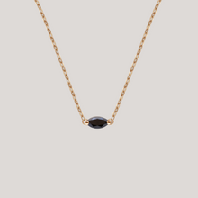 black diamond and gold necklace