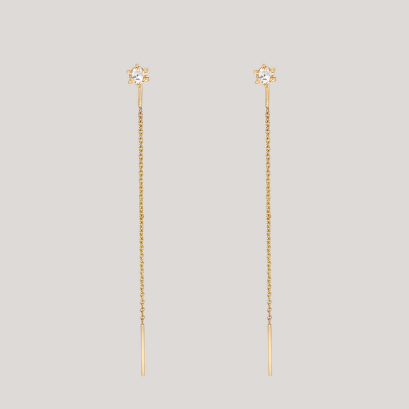 threader earrings