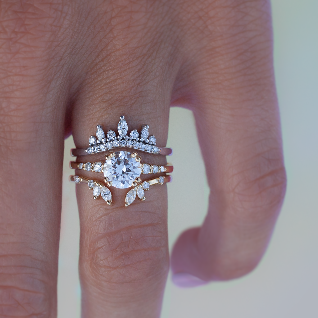 diamond crown ring 