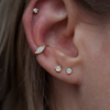 opal gold earrings