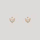 dainty diamond studs