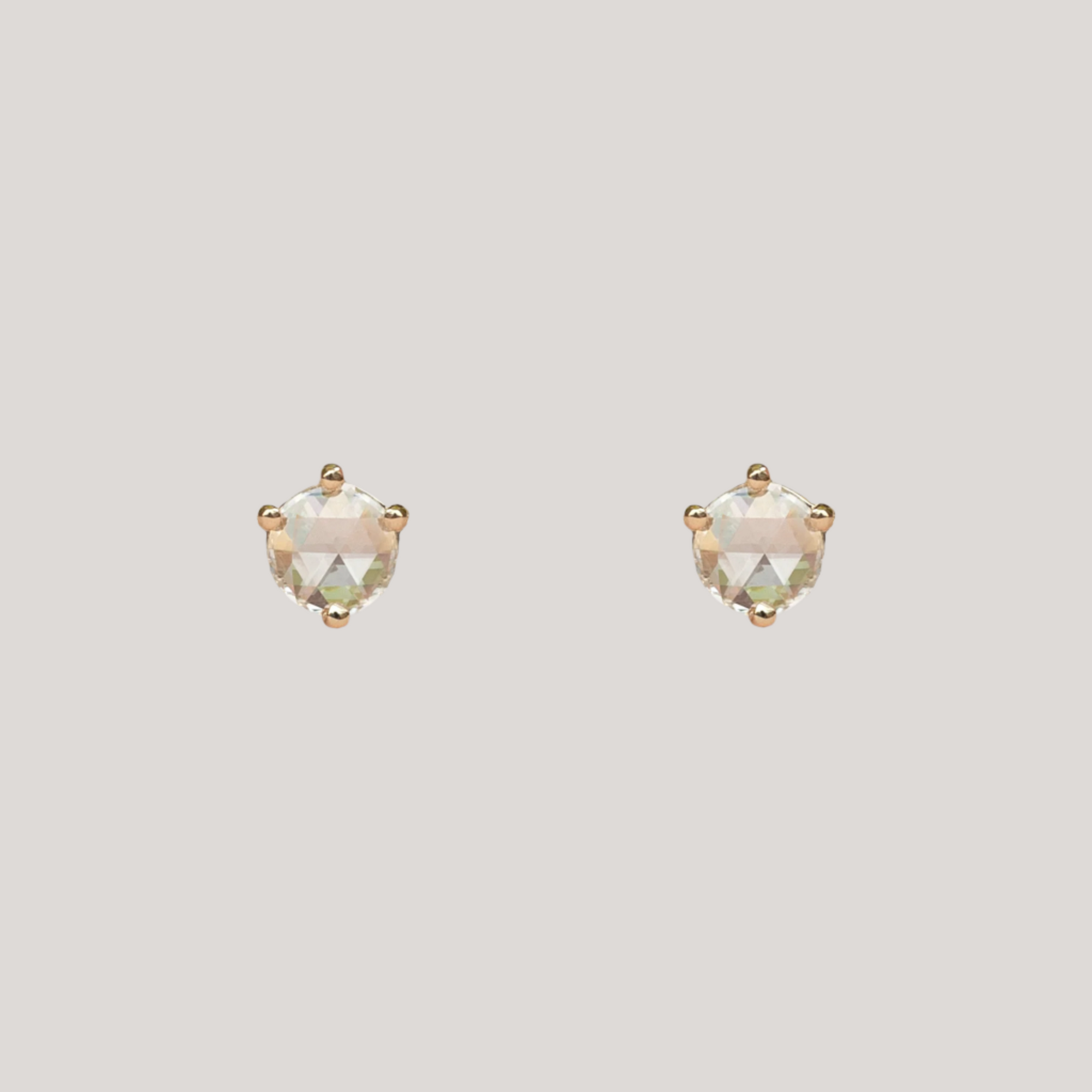 dainty diamond studs