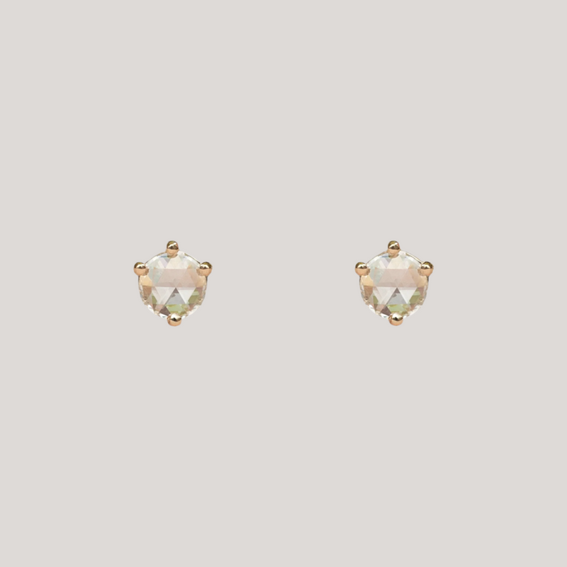 dainty diamond studs